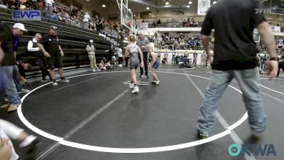 61 lbs Semifinal - Rodie Brite, Newcastle Youth Wrestling vs Jax Soergel, Choctaw Ironman Youth Wrestling