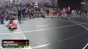 105 lbs Semis & 1st Wrestleback (8 Team) - Owen Slagter, Team Texas Blue vs Madden Hernandez, Idaho