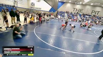 79 lbs Quarterfinal - Andrew Sandness, Team Prestige vs Teegen Henderson, Champions Wrestling Club