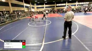 116 lbs Quarterfinal - Lily Feist, Rooster Savage vs Stephanie Guerra, Trojan Jr. Wrestling