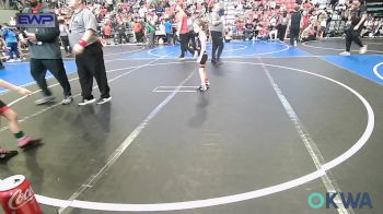 52-55 lbs Semifinal - Evie Remington, Skiatook Youth Wrestling vs Evelyn Pierce, Verdigris Youth Wrestling