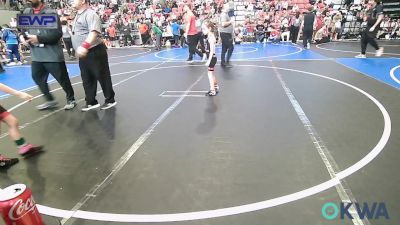 52-55 lbs Semifinal - Evie Remington, Skiatook Youth Wrestling vs Evelyn Pierce, Verdigris Youth Wrestling