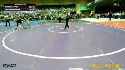 138 lbs Round Of 32 - Dominic Lopez, Hughson vs Urijah Krigbaum, Central Valley (Ceres)