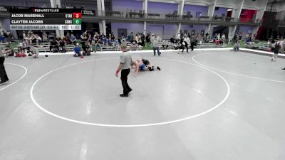 JR BOYS HARD LUCK - 163.8-164.4 Champ. Round 2 - Jacob Marshall, Utah vs Clayten Jacobs, South Sip Wrestling Club