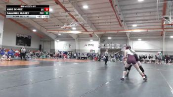 130 lbs Champ. Round 3 - Anne Schulz, Lebanon High School vs Savannah Mulkey, Perrysburg High School