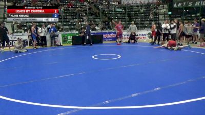 120 lbs Cons. Sub-semis - Jackson McGonegle, DC Elite vs Kline Kiburz
