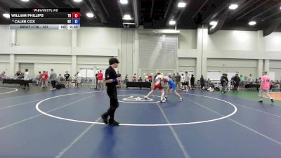 157 lbs Cons. Round 6 - William Phillips, TN vs Caleb Cox, NC
