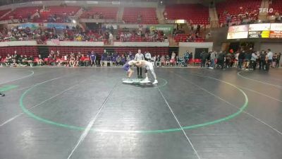 144 lbs Round 5 - 1st And 3rd - Jace Mathenia, Canyon vs Sylus Martinez, Canyon West Plains