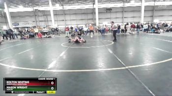 110 lbs Champ. Round 1 - Kolton Whiting, Idaho Gold Wrestling vs Mason Wright, Suples
