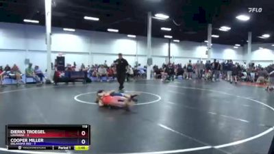 119 lbs Round 1 (6 Team) - Dierks Troegel, Louisiana vs Cooper Miller, Oklahoma Red