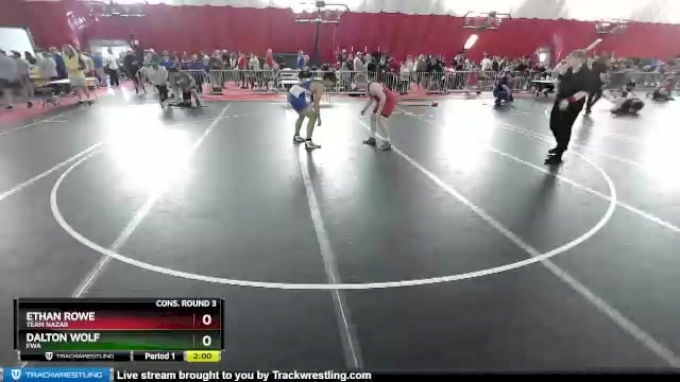 220 lbs Cons. Round 3 - Ethan Rowe, Team Nazar vs Dalton Wolf, FWA