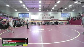 144 lbs Cons. Semi - Ryan Young, INDIANOLA vs Landen McDowell, PARK HILL SOUTH