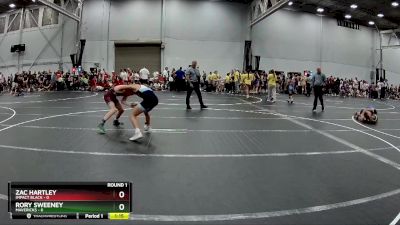 106 lbs Round 1 (8 Team) - Zac Hartley, Impact Black vs Rory Sweeney, Mavericks