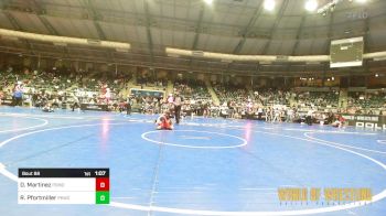 88 lbs Round Of 16 - Davien Martinez, Pomona Elite vs Reid Pfortmiller, Phillipsburg Kids Wrestling Club