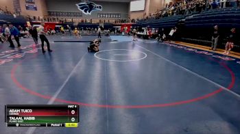 126 lbs Cons. Round 1 - Talaal Habib, Plano East vs Adam Tuico, Conroe