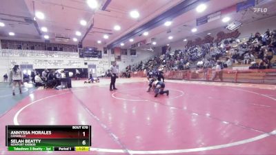 95 lbs Quarterfinal - Selah Beatty, Newport Harbor vs Annyssa Morales, Camarillo