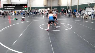 215 lbs Quarterfinal - Kyler Nielsen, Plattsmouth vs Carter Wright, Woodbury Central