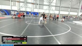 102 lbs Champ. Round 2 - Jonas Stock, All-Phase Wrestling Club vs Rocky Little, Inland Northwest Wrestling Training Center