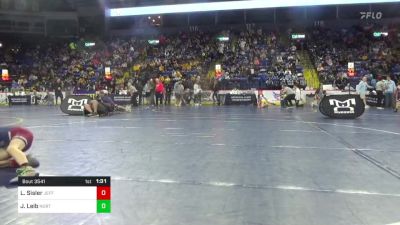 65 lbs Quarterfinal - Levi Sisler, Jefferson Morgan vs Jonah Leib, North Schuylkill