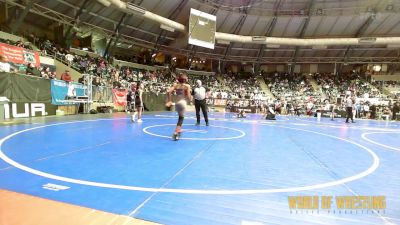 100 lbs Round Of 32 - Niaymiah Ajisafe, Team Of Hard Knox vs Kiah Locust, Cowboy Wrestling Club