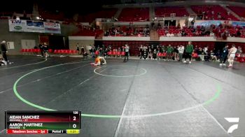 126 lbs Round 1 (16 Team) - Aaron Martinez, Prosper vs Aidan Sanchez, Rockwall