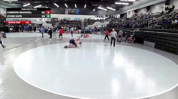 174 lbs Cons. Round 2 - Ayden Kaps, Southeast Community College vs Cameron Braswell, Central Oklahoma