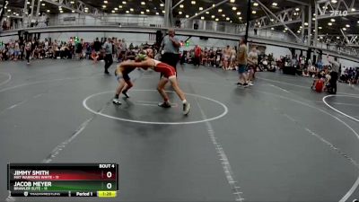 92 lbs Placement (4 Team) - Jimmy Smith, Mat Warriors White vs Jacob Meyer, Brawler Elite