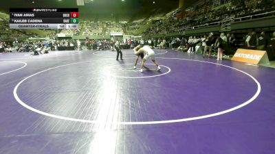 152 lbs Quarterfinal - Ivan Arias, Buchanan vs Kaileb Cadena, Bakersfield Christian High School