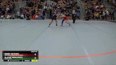 105 lbs Cons. Round 3 - Henry Seykora, Owatonna Wrestling Academy vs Blayne Mihalovich, Moyer Elite