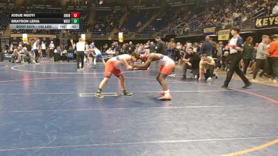 145 lbs 3rd Place - Josue Ngoyi, Souderton vs Grayson Leiva, West York