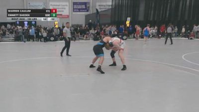 190 lbs Cons. Semis - Warren Caulum, RT Elite vs Emmett Shedek, Big Game Wrestling Club