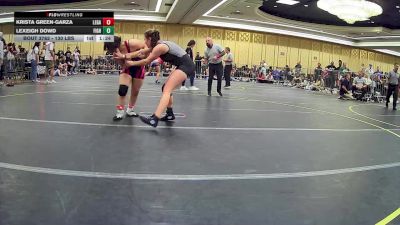 130 lbs Round Of 64 - Krista Green-Garza, Legacy WC vs Lexeigh Dowd, Fighting Squirrels WC