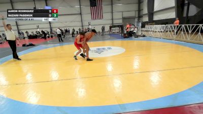 112 lbs Consi Of 8 #1 - Aaron Rodriguez, TX vs Nazarii Paseniuk, Eu