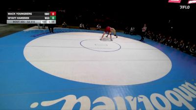 5A 215 lbs 1st Place Match - Mack Youngberg, Viewmont vs Wyatt Hanssen, Wasatch