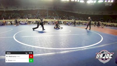 90 lbs Final - Madelyn Medrano, Springdale Youth Wrestling vs Elissa Cruz, Scrap Yard Training