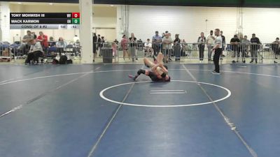 112 lbs Consi Of 8 #2 - Tony Mohwish III, WV vs Mack Karmon, OH