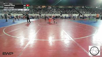 138 lbs Quarterfinal - Carsten Cagle, Carl Albert vs Grady Kaiser, Deer Creek Wrestling