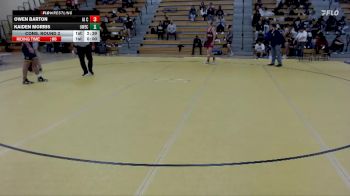 197 lbs Cons. Round 2 - Kaiden Morris, UW-Eau Claire vs Owen Barton, Iowa Central Community College