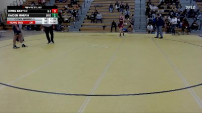 197 lbs Cons. Round 2 - Kaiden Morris, UW-Eau Claire vs Owen Barton, Iowa Central Community College