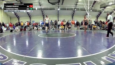 157 B 1st Place Match - Londen Murphy, Ohio Northern Univerity vs Christian Friel, John Carroll