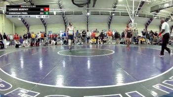 157 B 1st Place Match - Londen Murphy, Ohio Northern Univerity vs Christian Friel, John Carroll