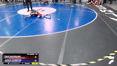 56 lbs X Bracket - Cruz Easterling, Arctic Warriors Wrestling Club vs Jaxson Atherton, Marathon Wrestling Club