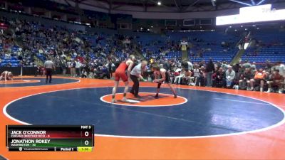 144 lbs Semis & 1st Wrestleback (8 Team) - Jack O`Connor, Chicago (Brother Rice) vs Jonathon Rokey, Washington