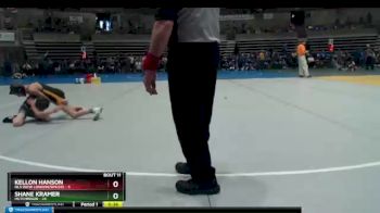 75 lbs Finals (8 Team) - Shane Kramer, Hutchinson vs Kellon Hanson, NLS (New London/Spicer)