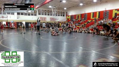 Youth-70 lbs Quarterfinals (8 Team) - Preston Stoll, High Point vs Gavin Goldsberry, Morris Hills