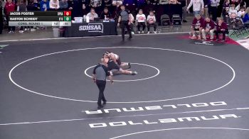 Cons. Round 1 - Easton Scheidt, O`Gorman vs Jacob Foster, Spearfish