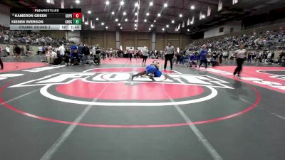 144 lbs Champ. Round 2 - Kiesen Iwerson, Choctaw vs Kameron Green, Creighton Prep