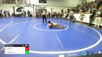 110 lbs Consolation - Braxton Jones, Pin-King All Stars vs Hunter Jenkins, Black Fox Wrestling Club