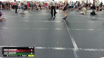 138 lbs Round 4 (6 Team) - Seth Humphrey, Moser`s Mat Monsters vs Matt Diamond, Savage WA Black