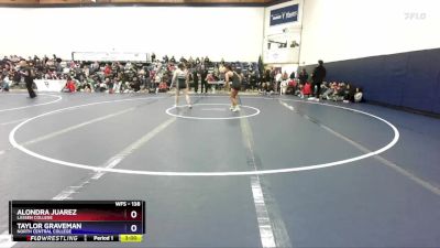 138 lbs Semifinal - Alondra Juarez, Lassen College vs Taylor Graveman, North Central College